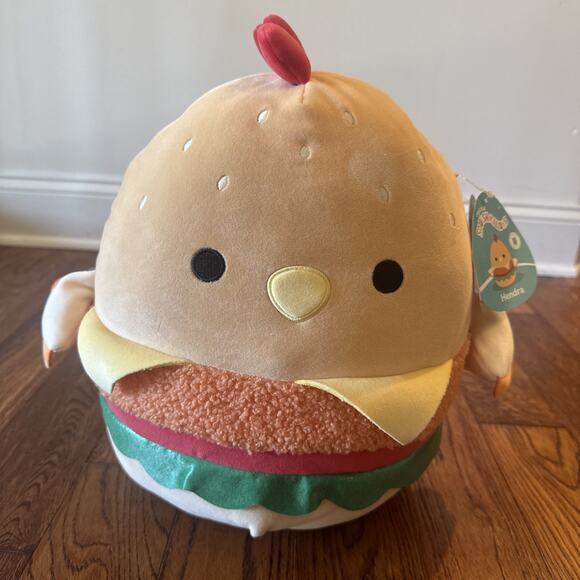 NEW Squishmallows Hendra the Chick Chicken Sandwich Plush Toy Stuffed Animal NWT - Picture 12 of 12
